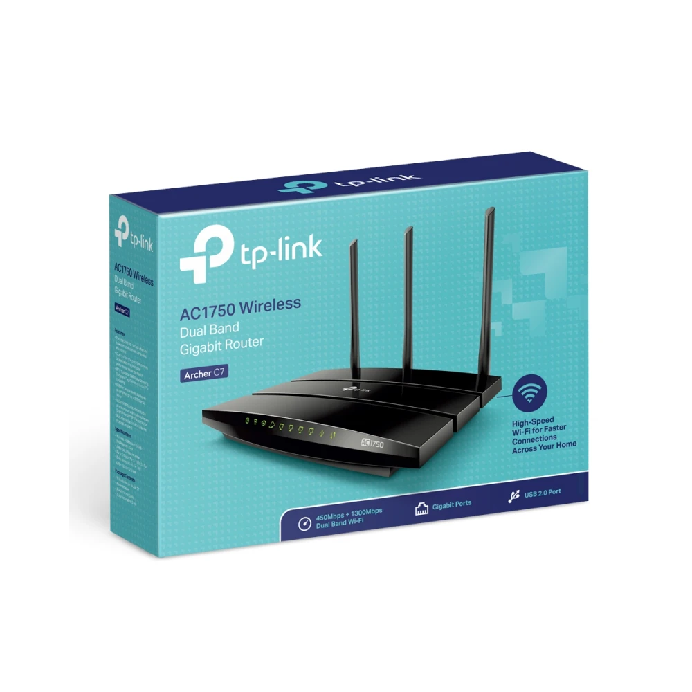 TP-Link Archer C7 AC1750 Wireless Dual Band Gigabit Router