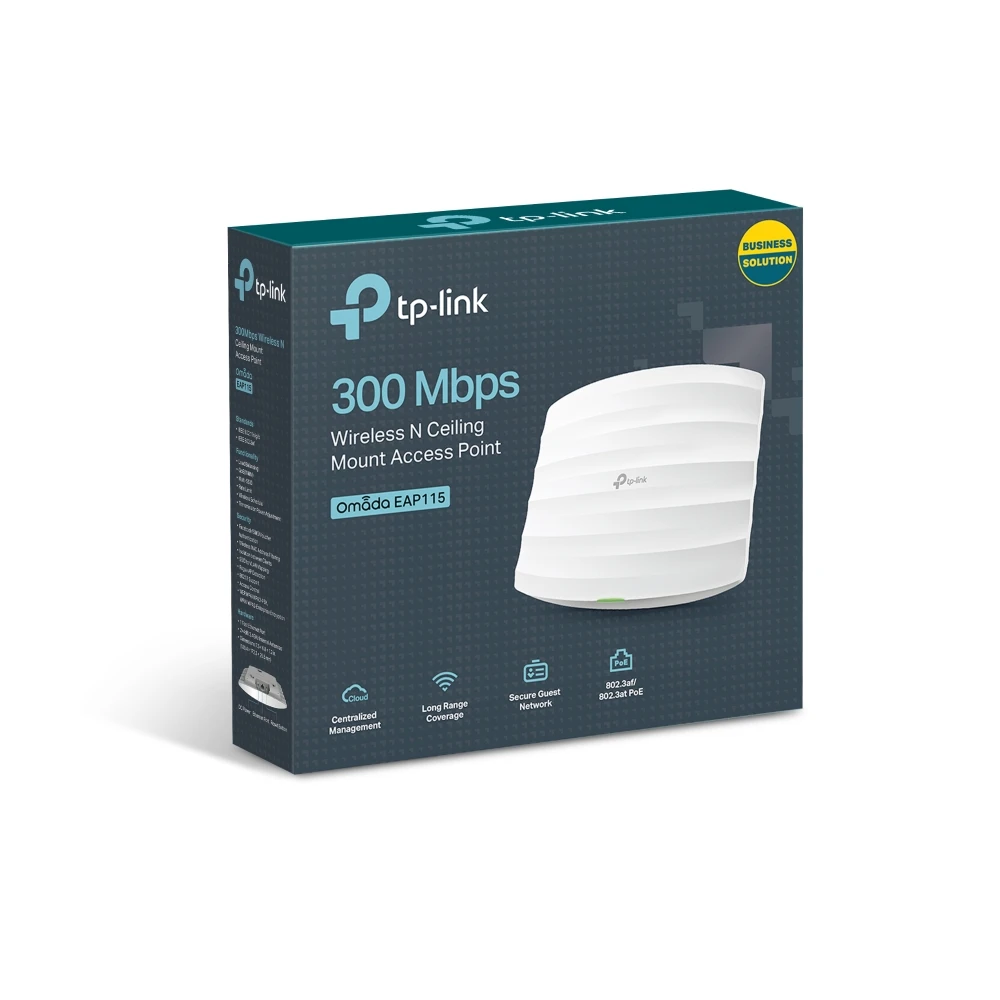 TP-Link EAP115 N300 Wireless N Ceiling Mount Access Point