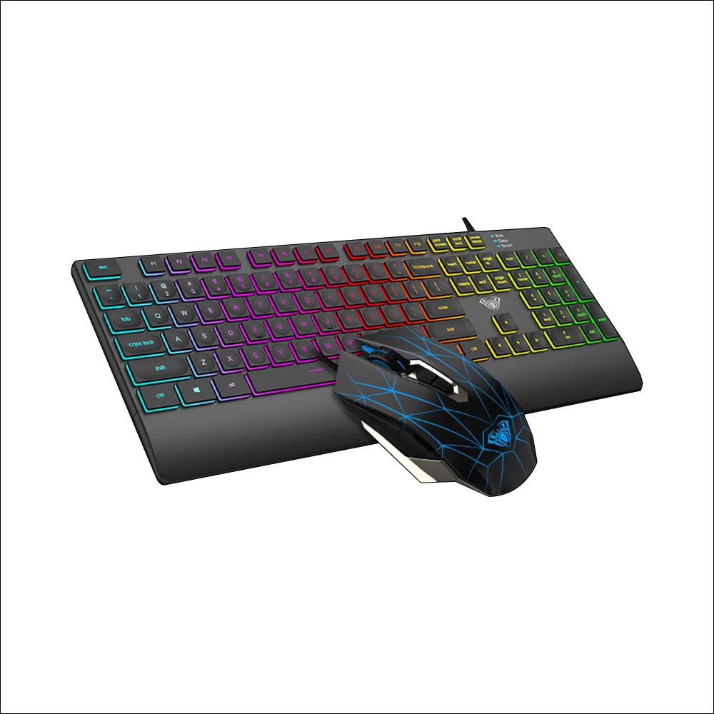 AULA T201 Wired Membrane Gaming Keyboard and Mouse Combo