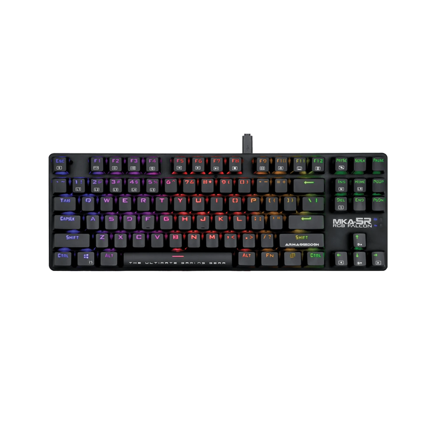 Armaggeddon MKA-5R RGB FALCON Pro Backlit Mechanical Gaming Keyboards