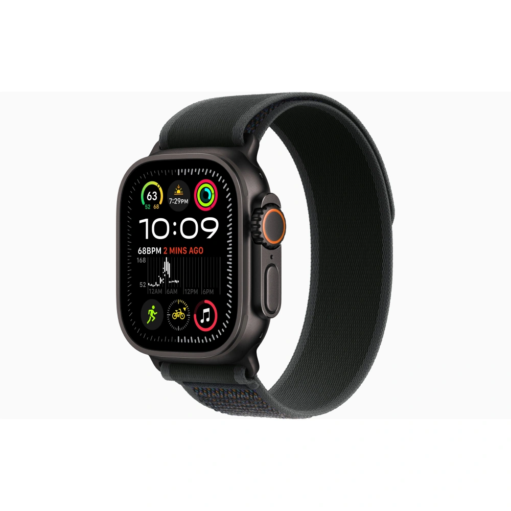 Apple Watch Ultra 2 49mm Cellular + GPS - Black Titanium Case with Black Trail Loop M/L