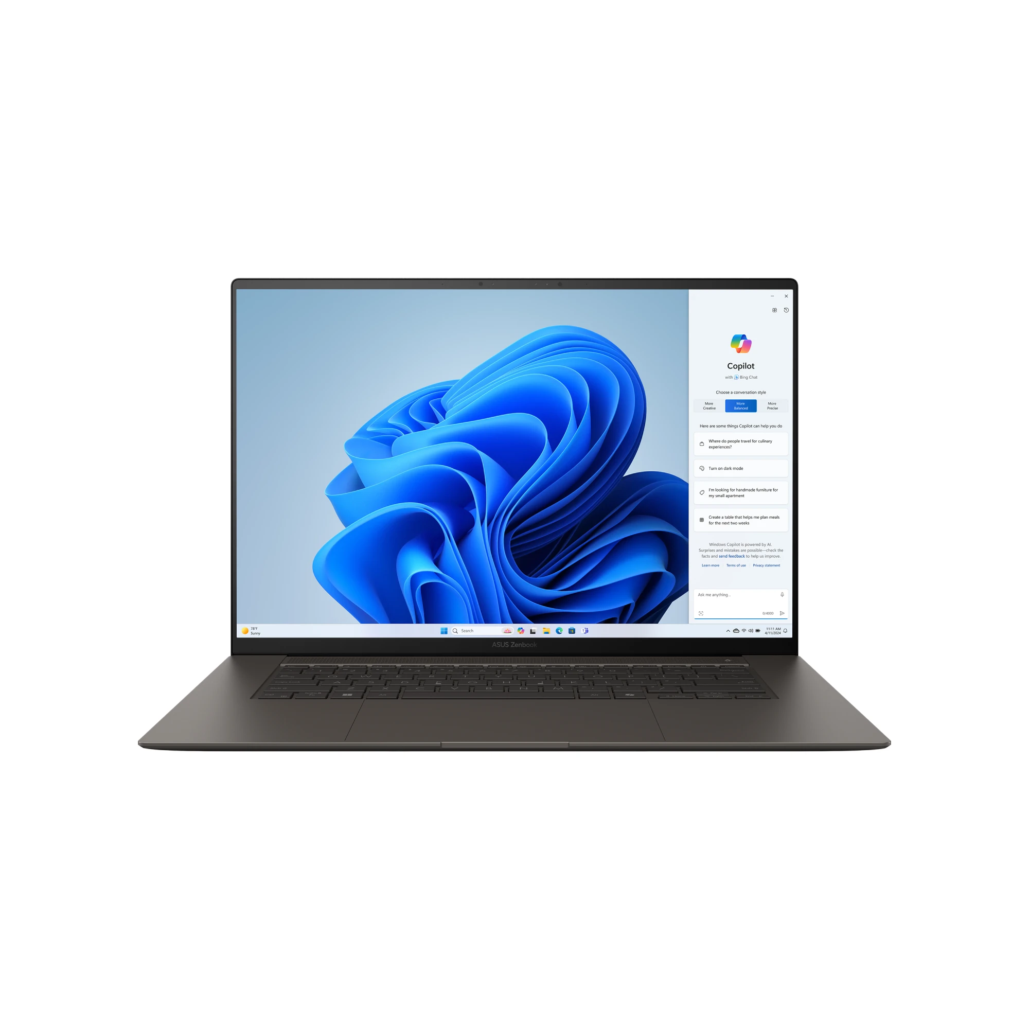 Asus Zenbook S 16 OLED Touch screen UM5606WA-RJ170WS AMD Ryzen™ AI 9 365}