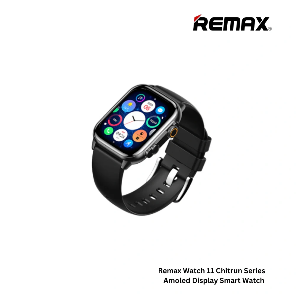 REMAX Watch 11 Chitrun Series Amoled Display Smart Watch - Black