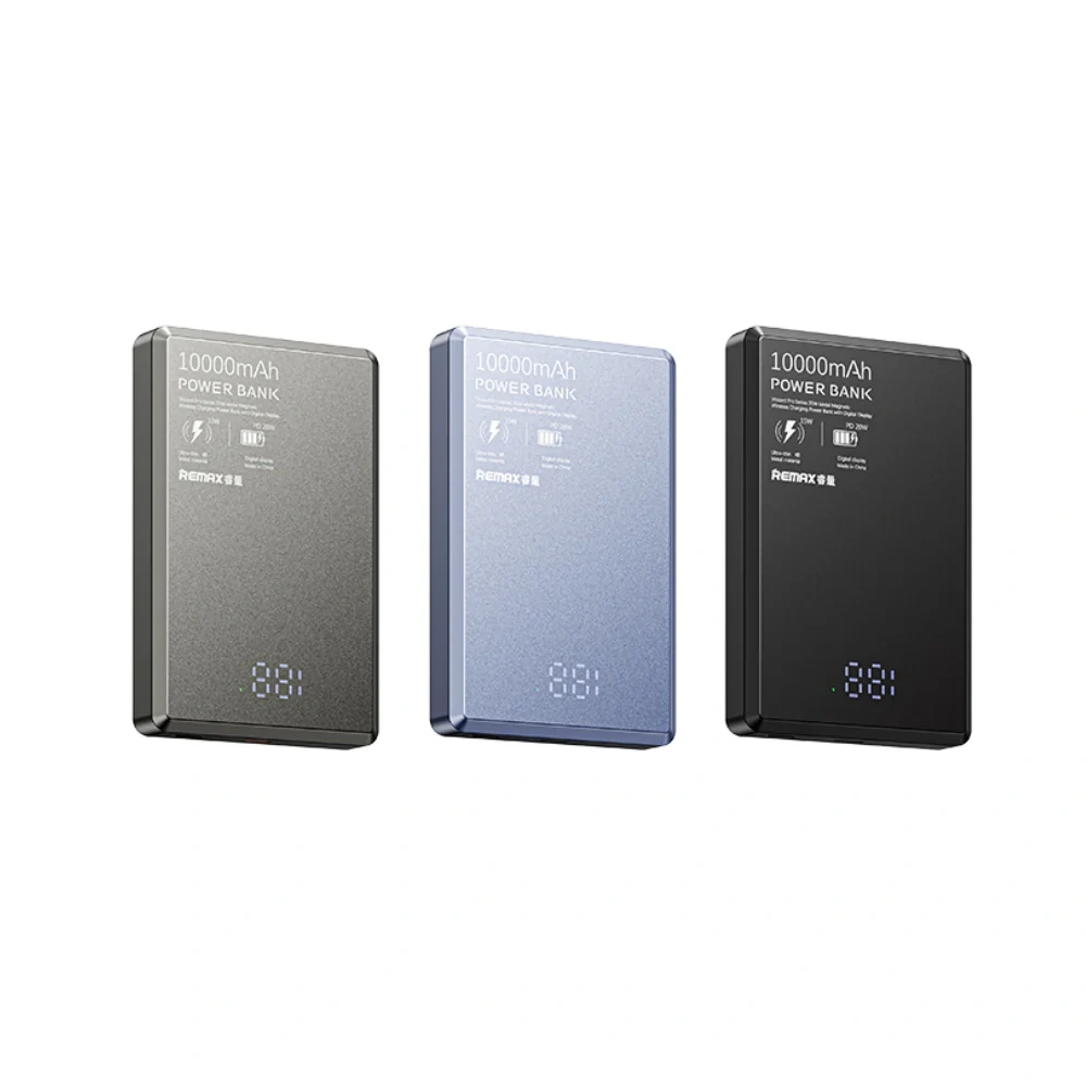 REMAX RPP-109 Vocard Pro Series 10000mAh PD Magnetic Wireless Power Bank(PD 20W)}