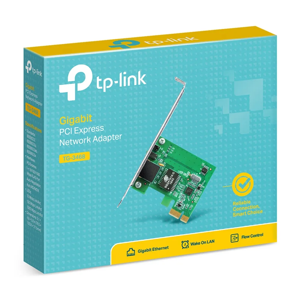 TP-LINK PCIe Lan Card TG-3468 Gigabit PCI Express Network Adapter