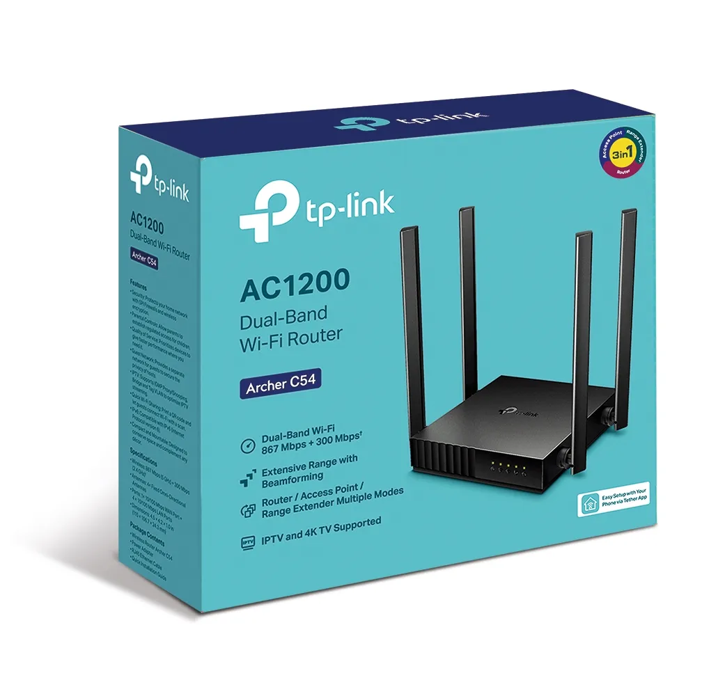 tp-link Archer C54 AC1200 Dual Band Wi-Fi Router