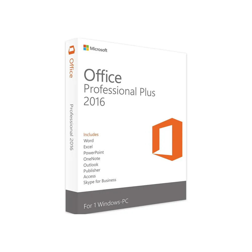 Microsoft Office Professional Plus 2016 License Key - 1 Device Lifetime