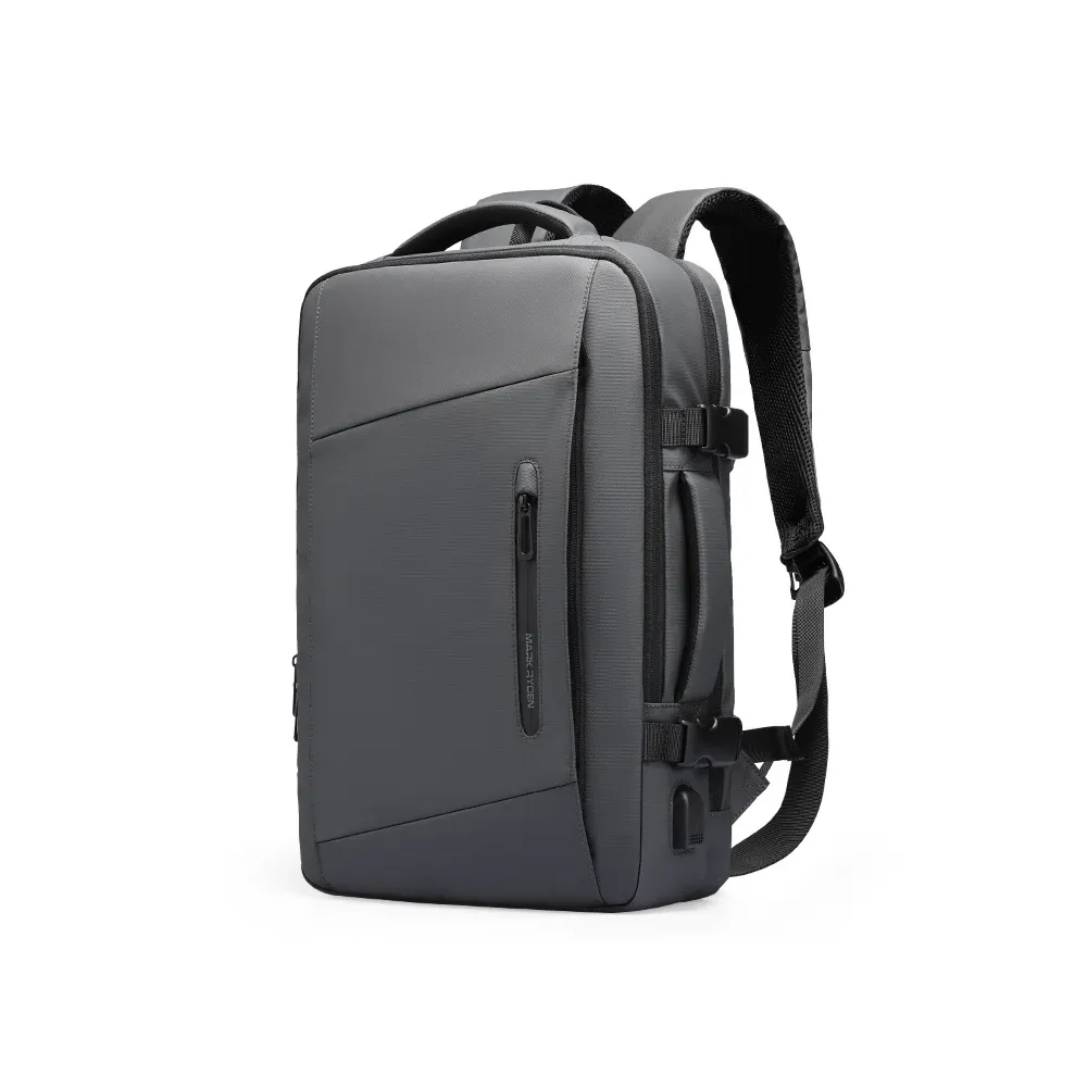 Mark Ryden Expandos MR9299-KR Laptop Backpack (Gray) - 17.3" Expandable Travel Bag