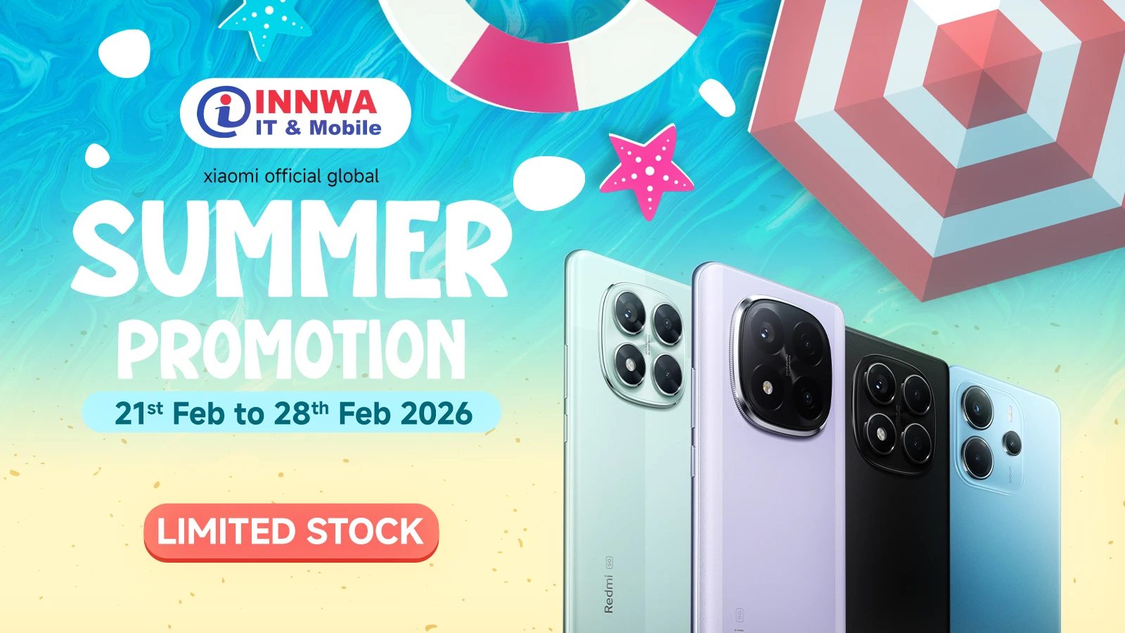 ☀️ Xiaomi Summer Promotion - အထူးပရိုမိုးရှင်းကြီးလာပြီ! ☀️