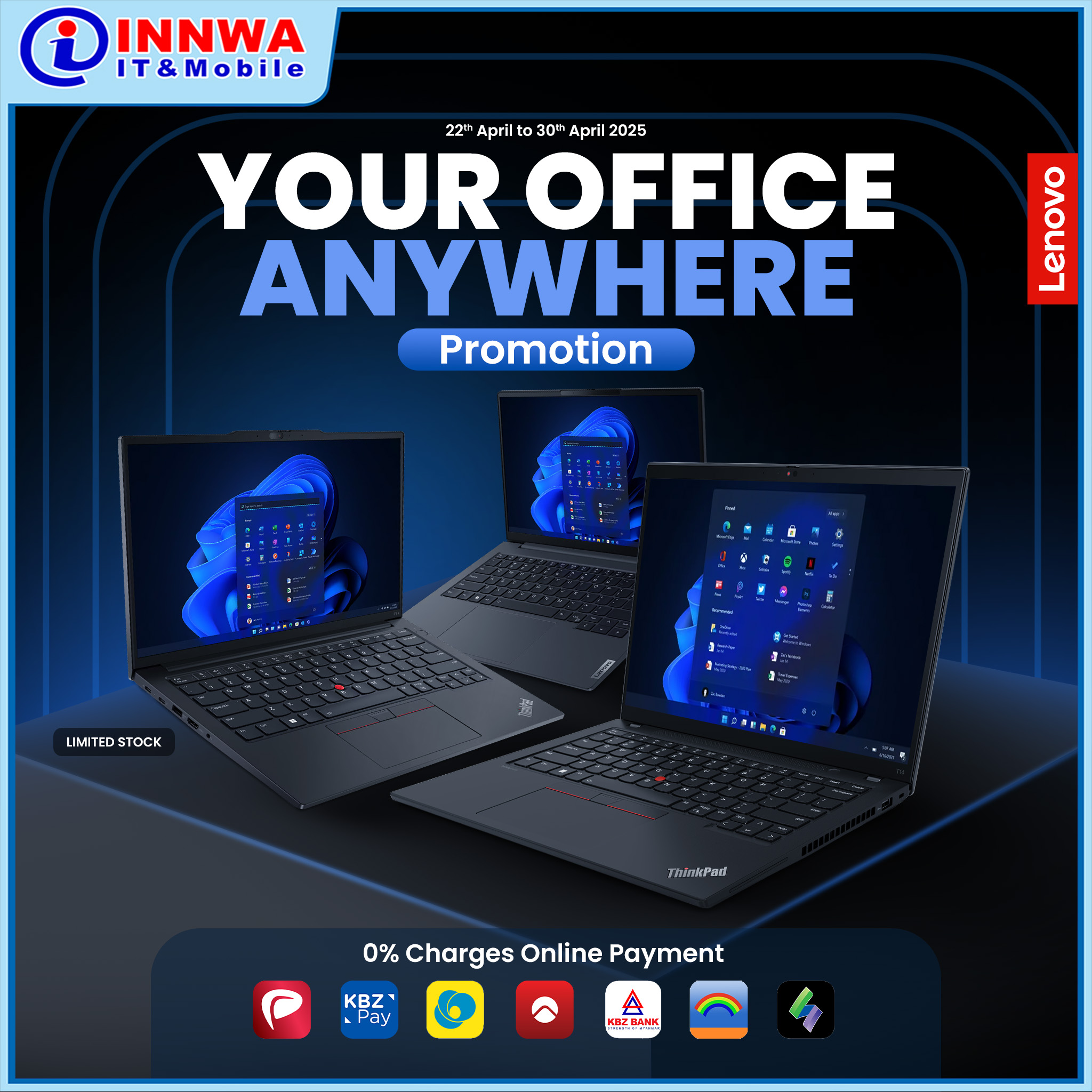 Lenovo Laptop Promotion (22 April - 30 April)