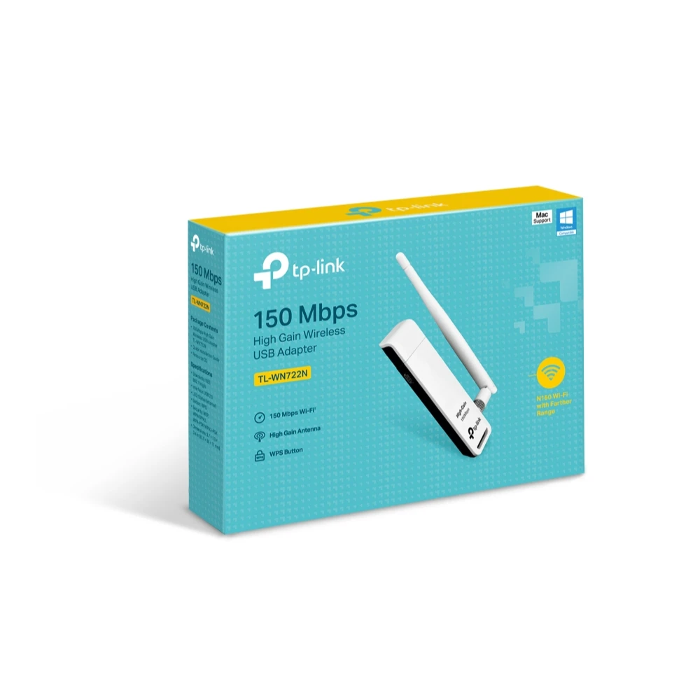 TP-Link TL-WN722N 150Mbps High Gain Wireless USB Adapter