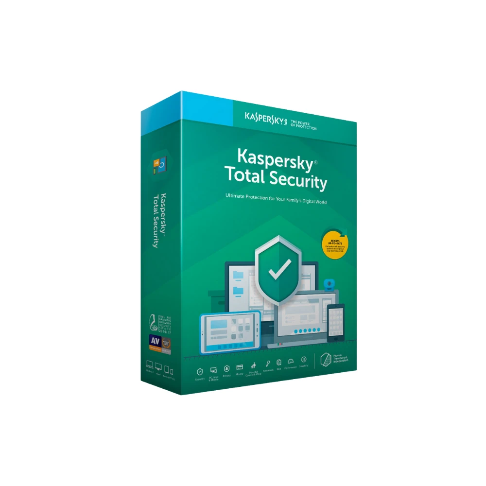 Kaspersky Total Security 3 Device, 1 Year