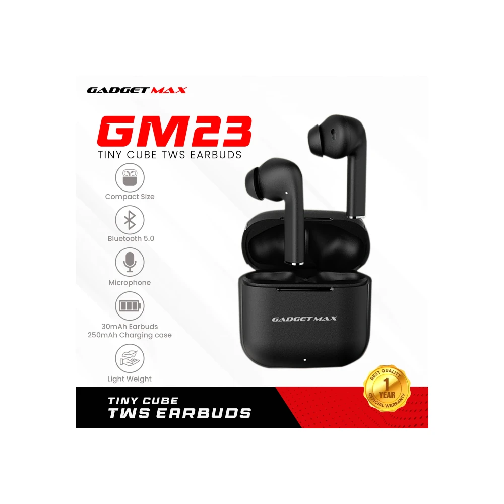 GADGET MAX GM23 TINY CUBE TWS EARBUDS