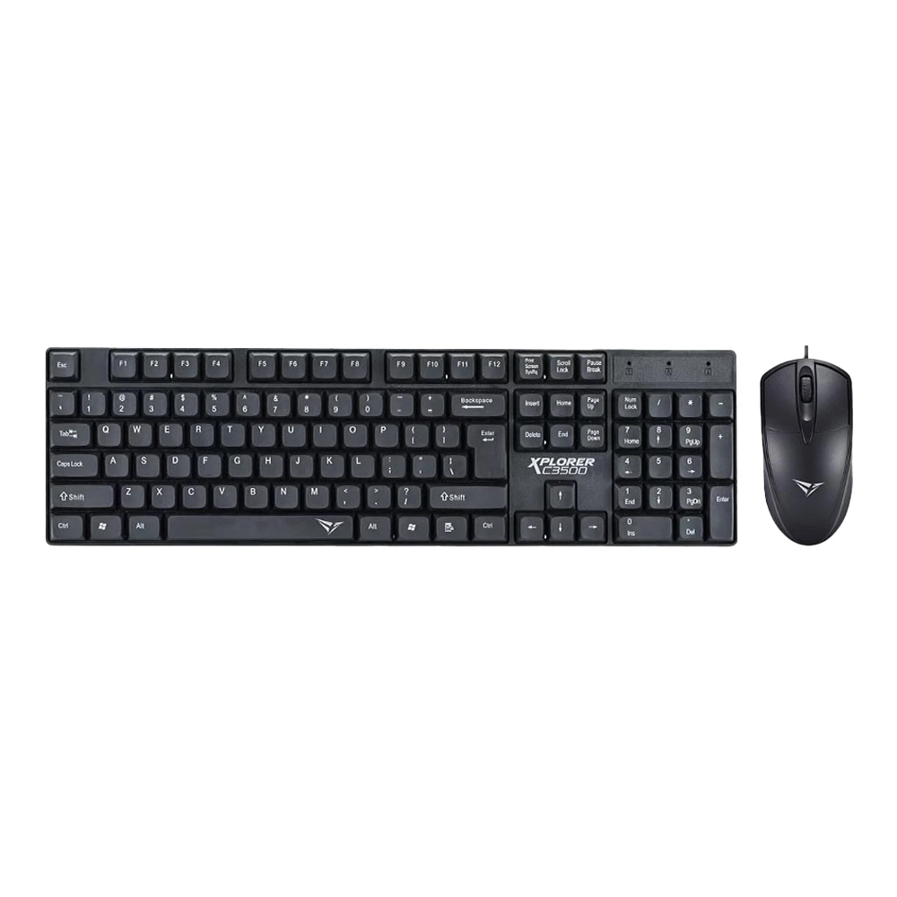 ALCATROZ XPLORER C3500 Silent USB Keyboard and Mouse combo