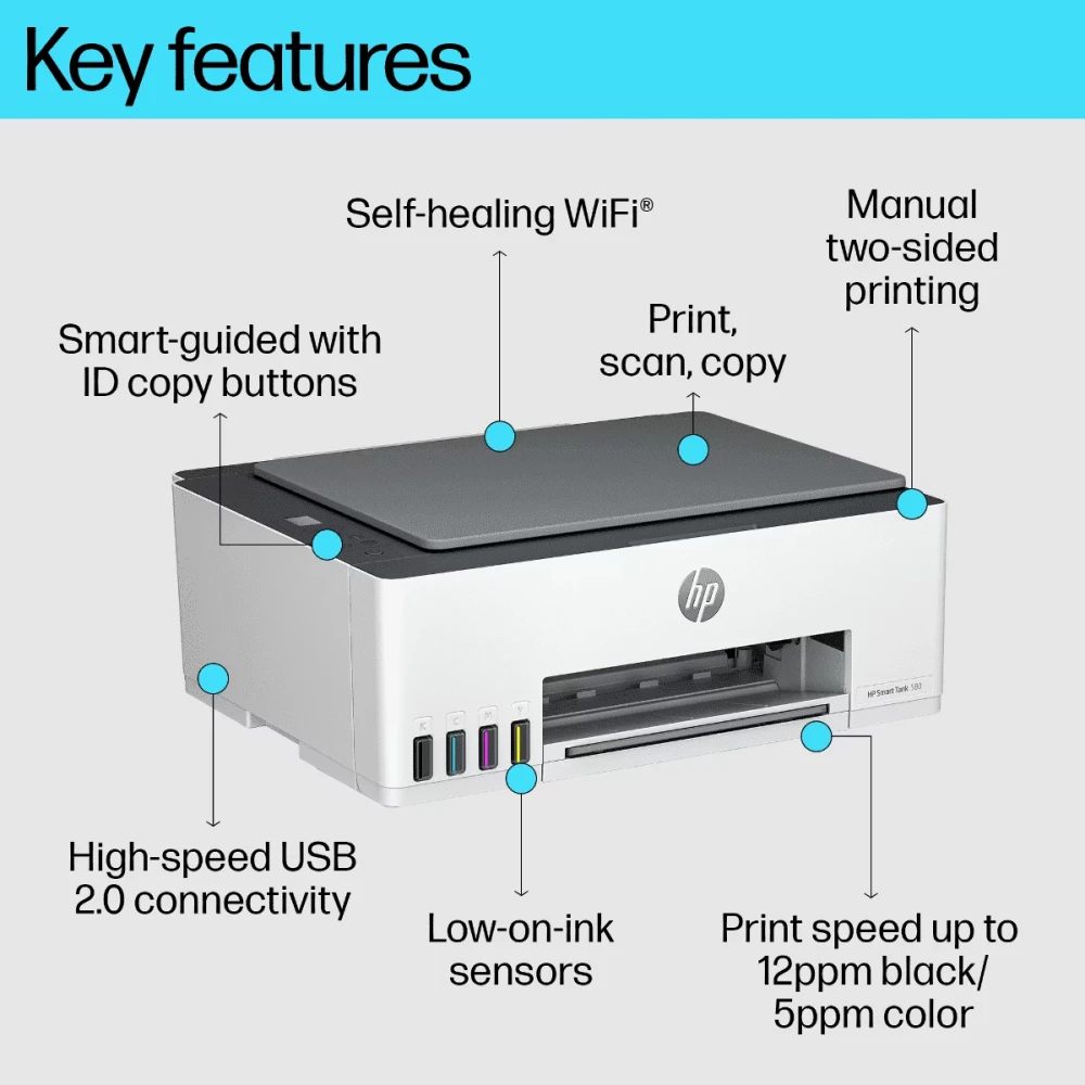 HP Smart Tank 580 All-In-One Printer