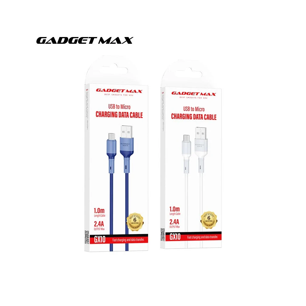 Gadget Max GX10 Micro USB 2.4A Charging Data Cable 1meter