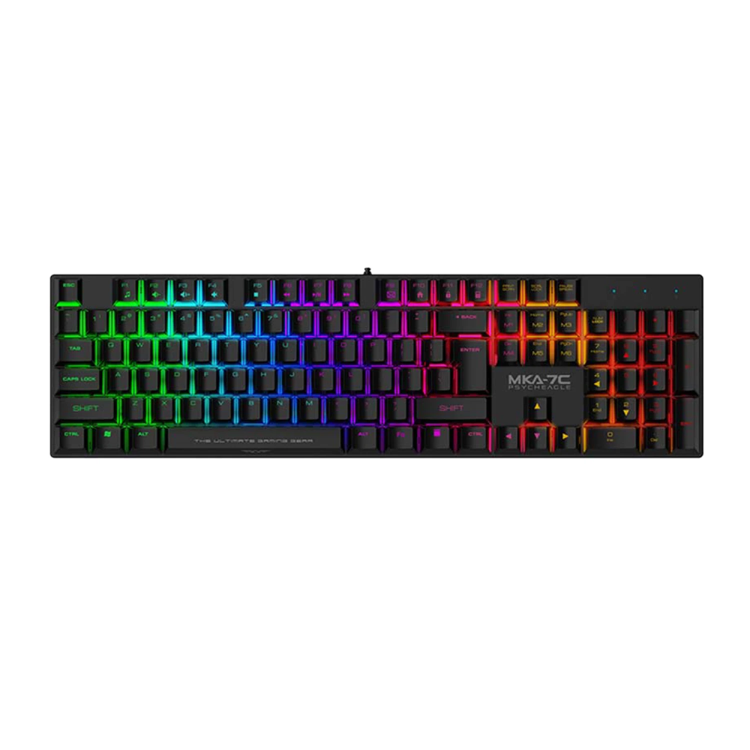 Armaggeddon MKA-7C PSYCHEAGLE Pro Backlit Mechanical Gaming Keyboard Black