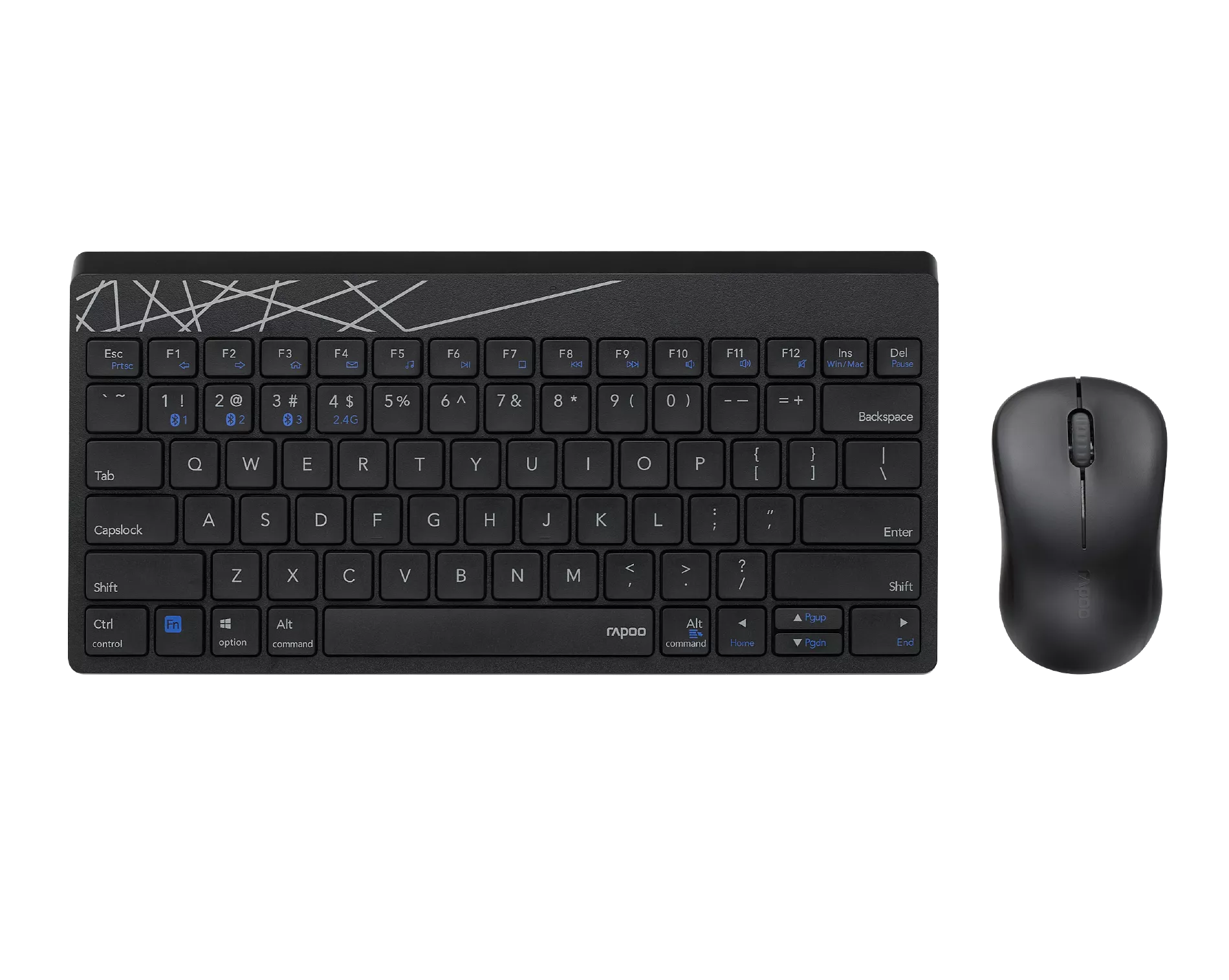 RAPOO 8000M  BLUETOOTH  KB + MOUSE