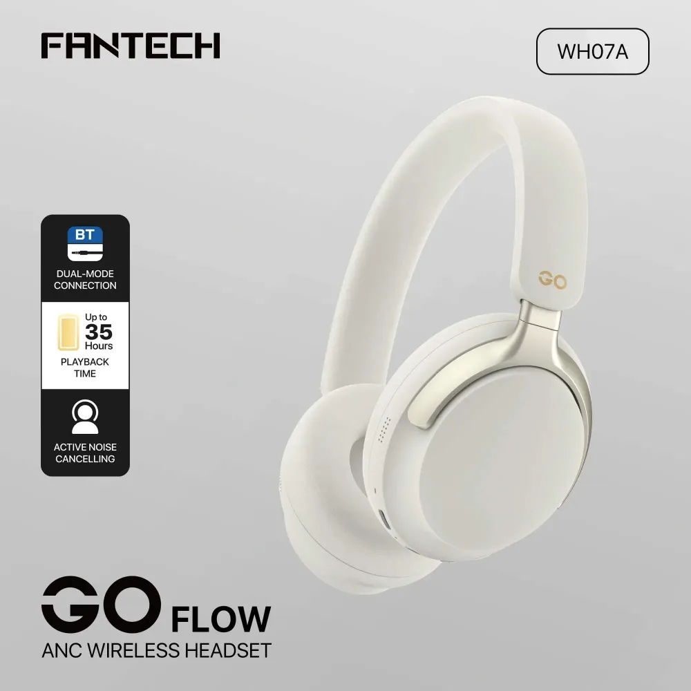 Fantech WH07A Go Flow Active Noise Cancelling Wireless Headphone