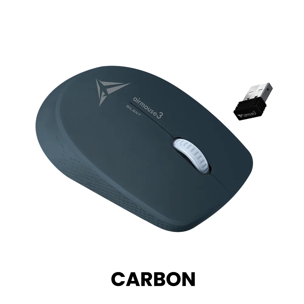 Alcatroz Airmouse 3 Wireless Silent Mouse - Black