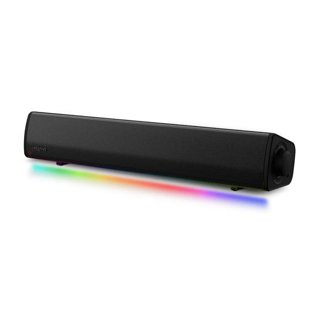Creative Blaster GS3 Compact RGB Gaming Soundbar with Super Wide Technology