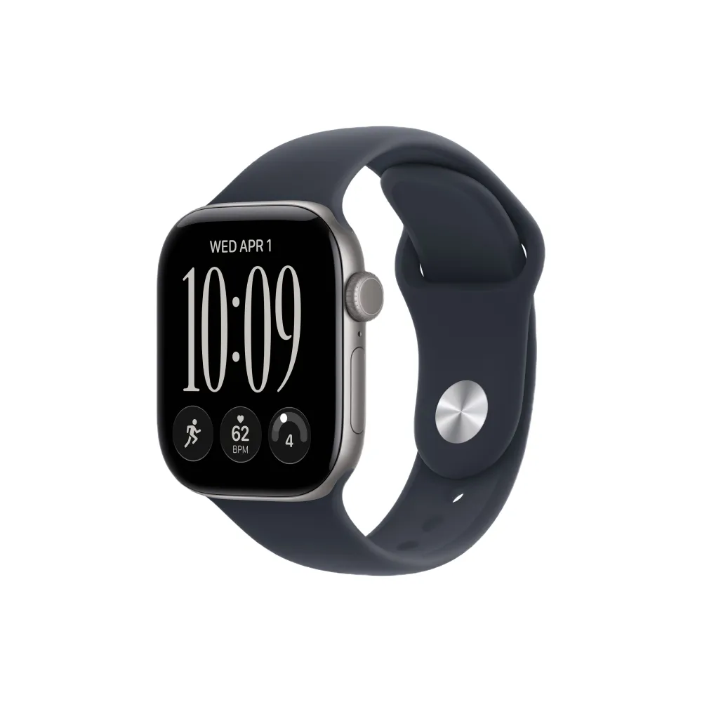 Apple Watch Series 12 GPS 42mm Space Grey Aluminium Case with Navy Blue Sport Band - S/M