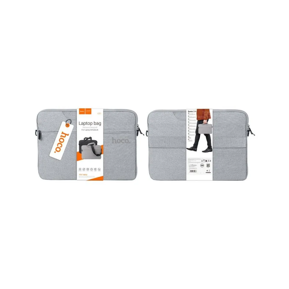 Hoco GT1 15.6-inch Laptop Bag (Gray)