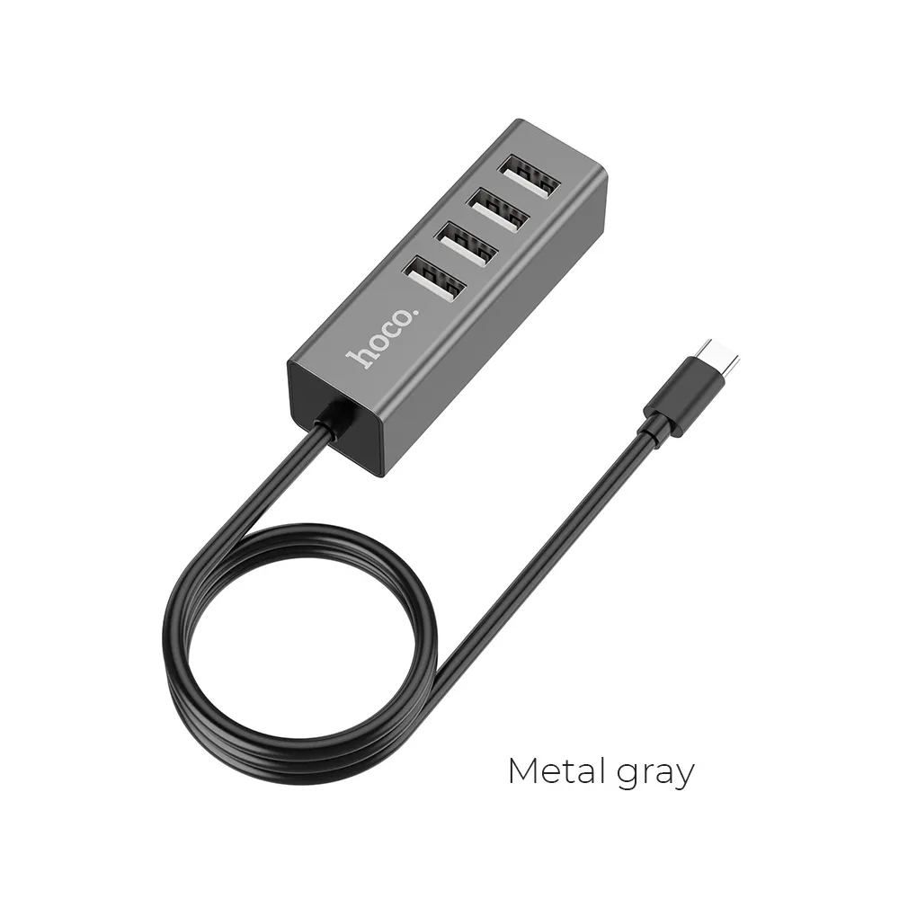 Hoco HB1C 4-in-1 Type-C to USB 2.0 Hub