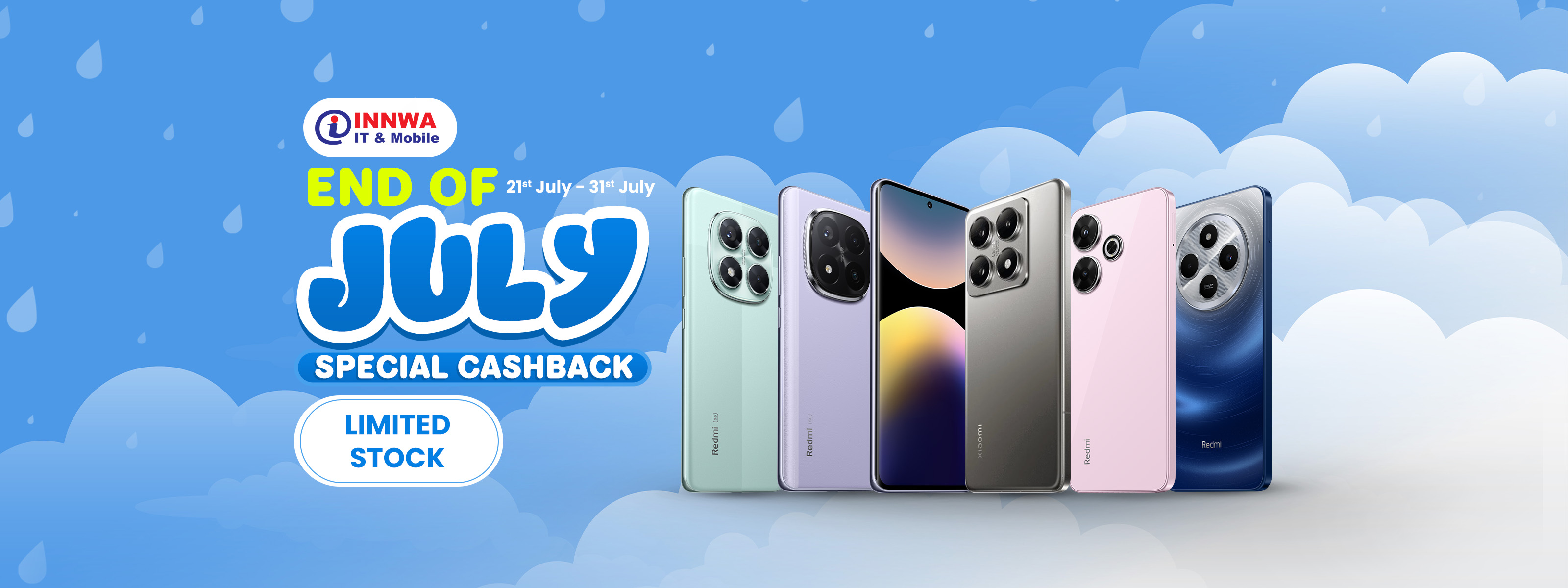 End Of July Special Cashback - 21 July - 31st July